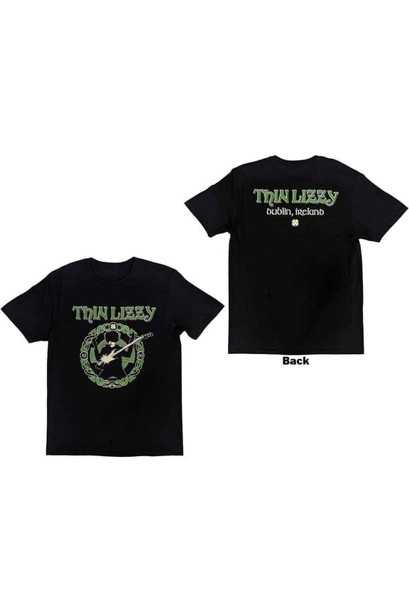 Thin Lizzy Unisex T-Shirt: Celtic Ring (Back Print)