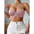 thumbnail image 1 of Thin Material Glossy Strapless Bra With Push Up, Slip Resistance, Side Support And Invisible Strap For Wedding Dress, 1 of 4