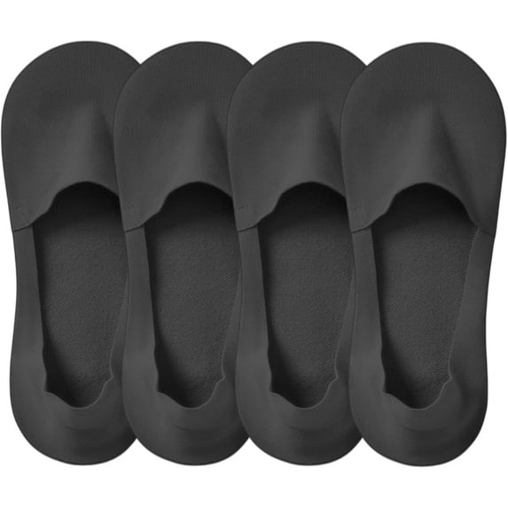 Thin No Show Socks (Women 5-12), Made of Ice Silk Surface on the Surface & Cotton on the Bottom