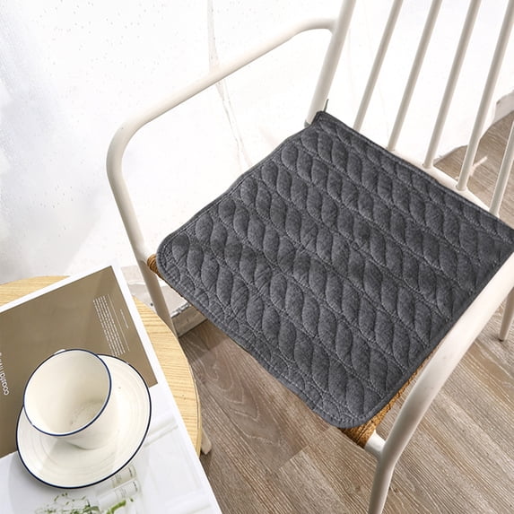 Thin Non-Slip Seat Cushion for Office Chair, 40x40cm, Cushion for Long Sitting, Breathable Chair Pad for Hard Chairs