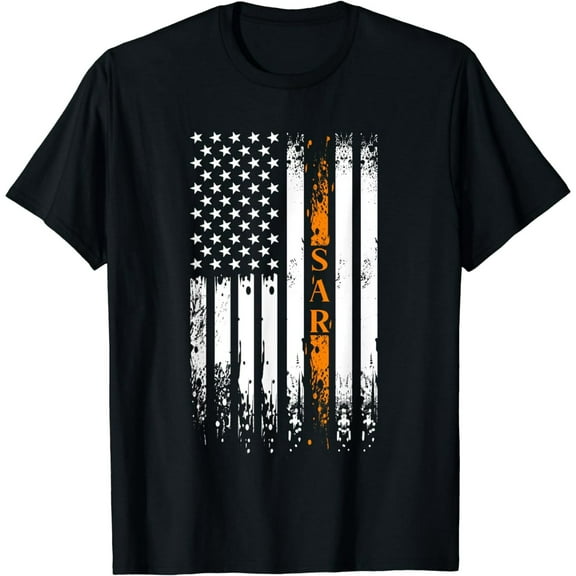 Thin Orange Line - Search And Rescue Team SAR T-Shirt