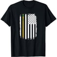 thumbnail image 1 of Thin Pencil Line American Flag Teacher Tshirt, 1 of 3