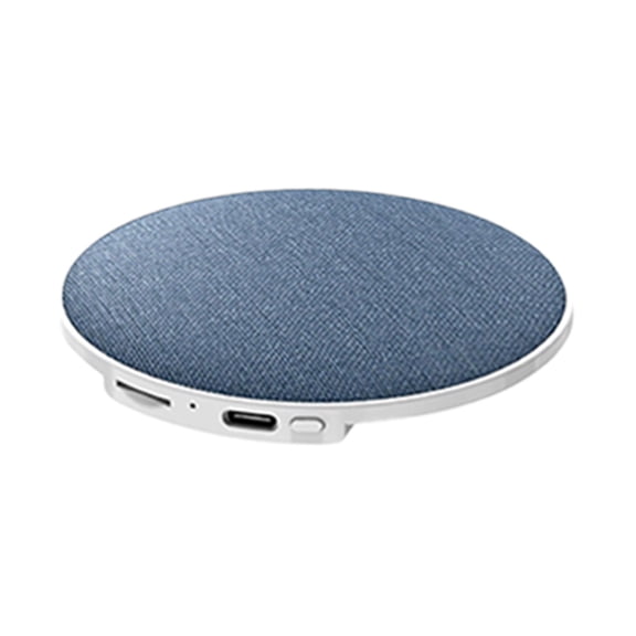 Thin Under Pillow Speaker, Wireless Sleep Audio Disk with Bluetooth Link, Calming White Noise, Sleep Timer and Rechargeable Battery, Bedside Sound for Side Sleepers and Quiet Nights