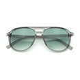 thumbnail image 1 of Thin Plastic Racer Boyfriend Retro Fashion Light Sunglasses Slate - Green, 1 of 8
