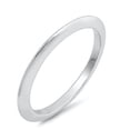 thumbnail image 1 of Thin Pointed Knife Edge Wedding Ring 2mm Sterling Silver Stack Band 925 Jewelry Female Male Size 8, 1 of 4