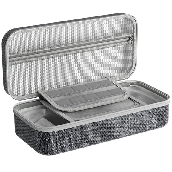 Thin Profile Eva Hard Case Shockproof Design with Dedicated Storage Ergonomic Carrying Case Suitable for Consoles