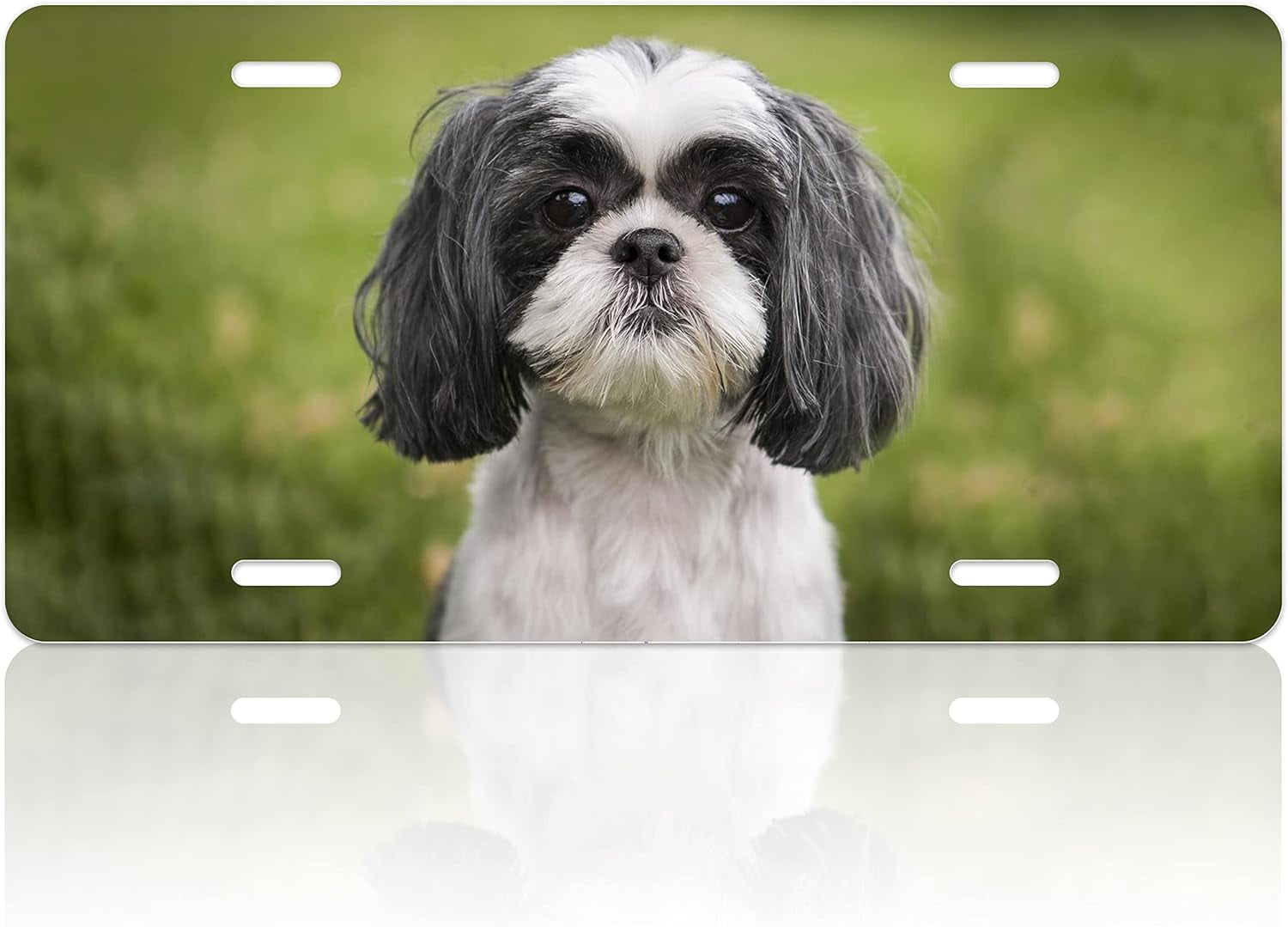 Thin Red Line American Flag License Plate Cover Retro Firefighters