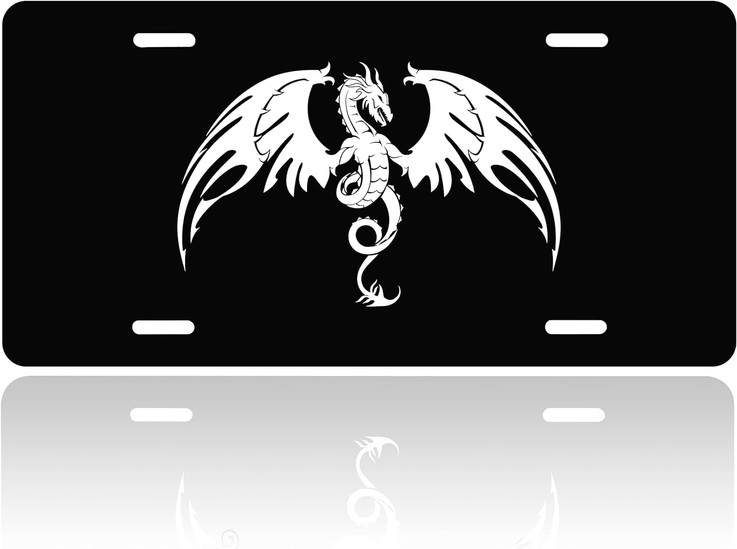 Thin Red Line American Flag License Plate Cover Retro Firefighters