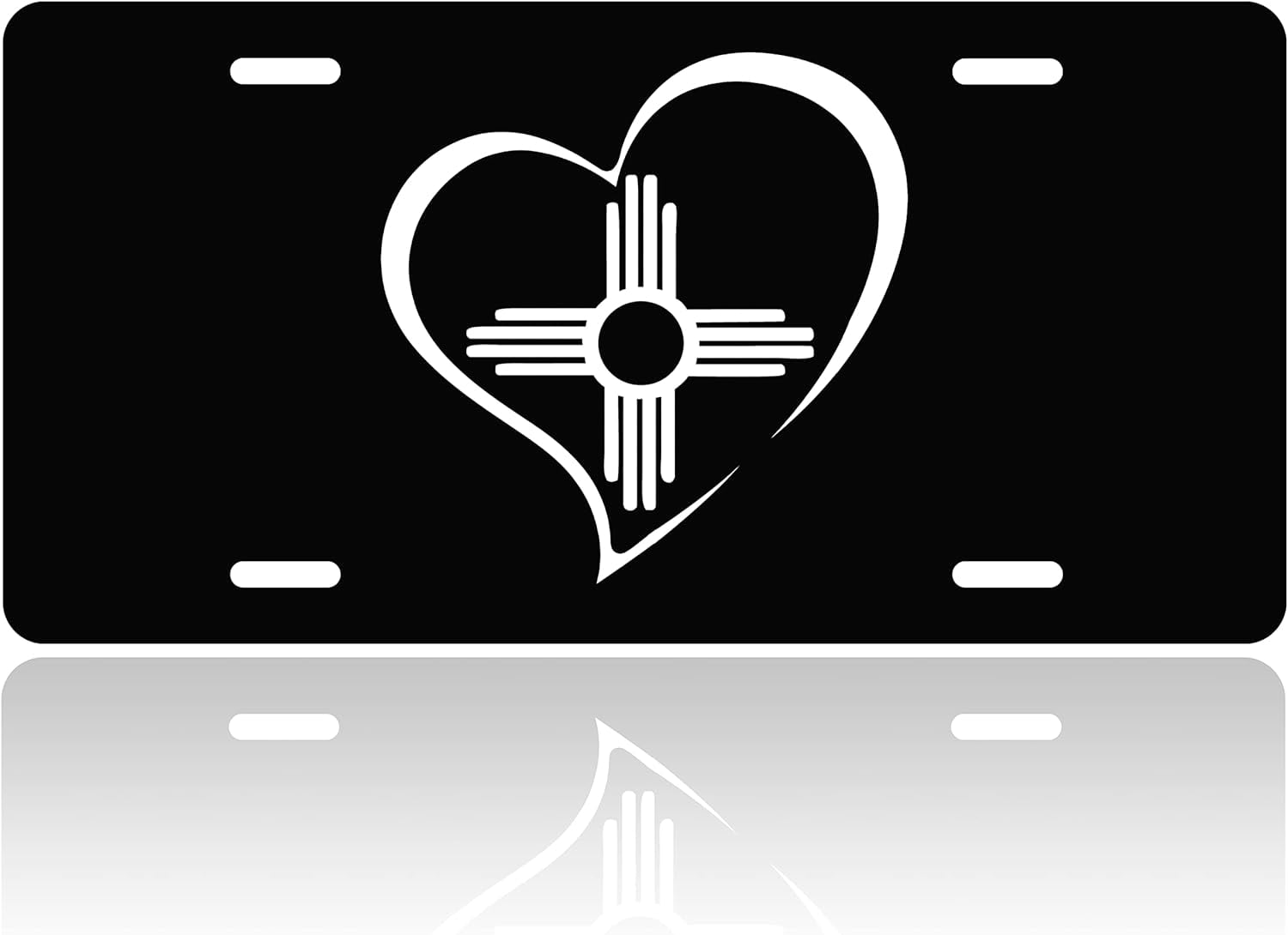 Thin Red Line American Flag License Plate Cover Retro Firefighters