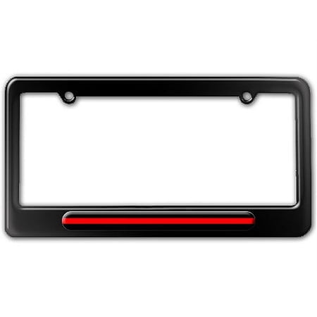 Thin Red Line - Firefighter Firemen License Plate Frame