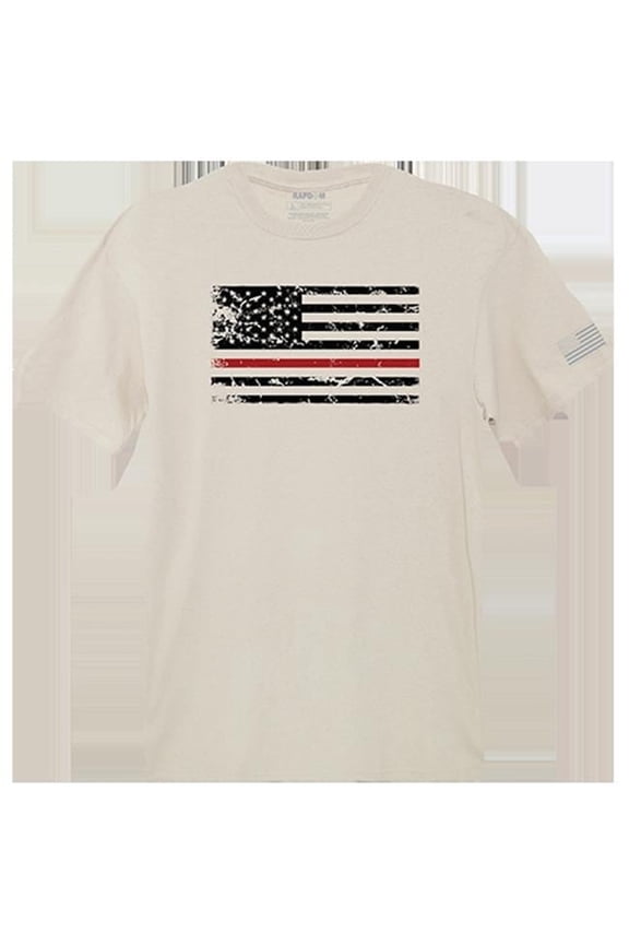 Thin Red Line Tactical Graphic T-shirt, Sand - Large