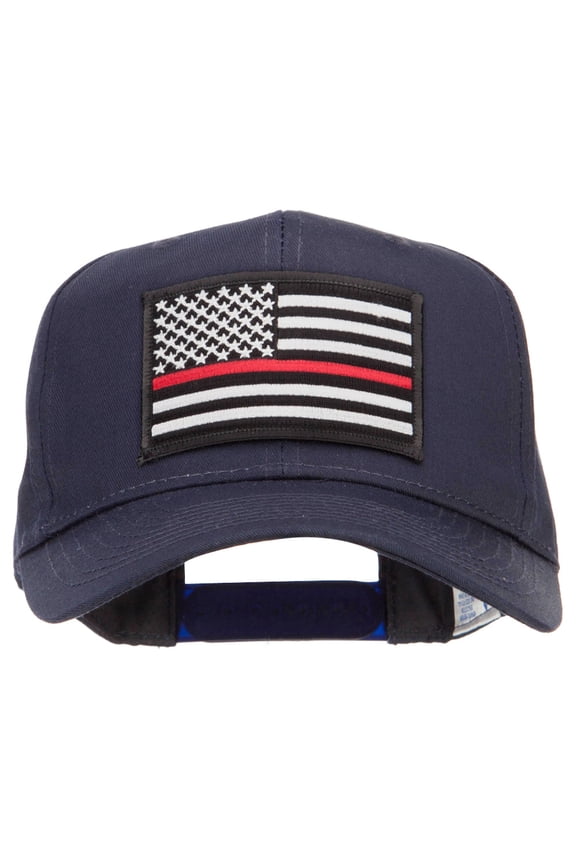 Thin Red Line USA Flag Patched Twill Cap - Navy OSFM