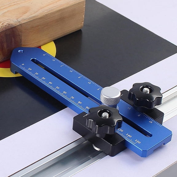 Thin Rip Jig Table Saw Jig Guide for Quick Making Isometric Strip Cutting Woodworking Tools, Fast Adjustable Thin Rip Guide for Table Saw Band Saw Router Table with 3/8" and 3/4" T-Slot,MG-48
