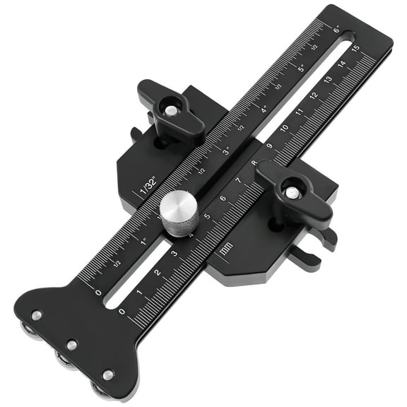 Thin Rip Table Saw Jig for Making Repetitive Narrow Strip Cuts 3 Pulleys Thin Rip Jig Fits for 3/8"x3/4" U Slot and 1/4"x3/8" T Slot