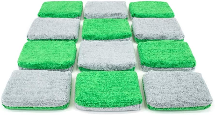 Thin [Saver Applicator Terry] Ceramic Coating Applicator Sponge | 12 ...