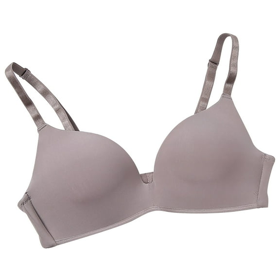 Thin Seamless T-shirt Bra for Women Comfort No Wire Bras Seamless No Show Bra Adjustable Classic Solid Color Bras