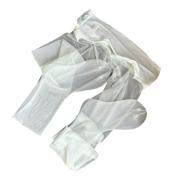 Thin Sheer Pantyhose for Women Girls See Through Silk Tights Transparent Colored Bottoming Stockings Invisible Leggings