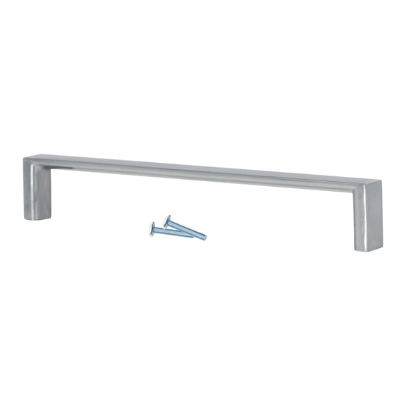 Thin Sleek Square Style 5-1/32" (128mm) Inch Center To Center, Overall Length 5-5/16" Chrome, Cabinet Hardware Pull / Handle