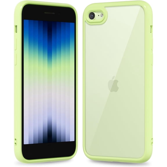 Thin Slim Clear case for iPhone 15 Plus/ 14 Plus, Transparent Hybrid Hard Shell Plastic & Soft Silicone Rubber Bumper, Non-Yellow Acrylic Protective Lightweight Cover for Women, Clear