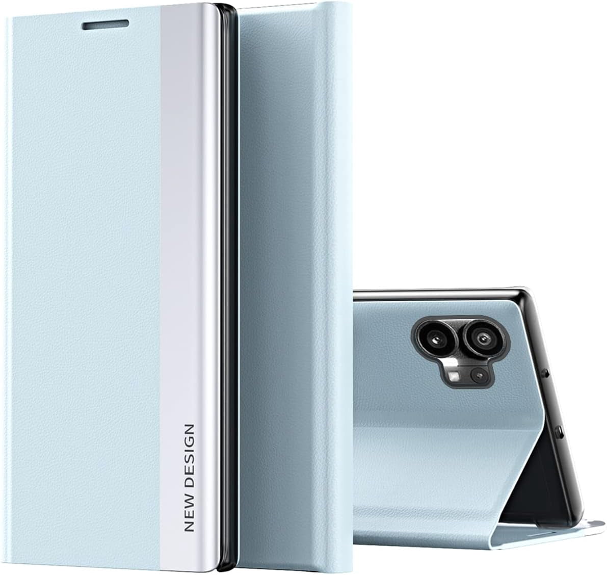 Thin Slim Flip Case for Nothing Phone 1 with Stand, Premium Business PU ...