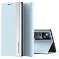 thumbnail image 1 of Thin Slim Flip Case for Xiaomi 12T with Stand, Case for 12T Pro, Business PU Leather Shockproof Protective Phone Cover Case for Xiaomi 12T/12T Pro/Redmi K50 Ultra CX Light Blue, 1 of 11