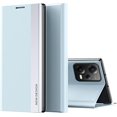 thumbnail image 1 of Thin Slim Flip Case for Xiaomi Redmi Note 12 5G with Stand, Case for Xiaomi Poco X5, Business PU Leather Shockproof Protective Phone Cover Case for Redmi Note 12 5G/ Poco X5 CX Light Blue, 1 of 18