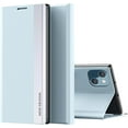 thumbnail image 1 of Thin Slim Flip Case for Apple iPhone 14 with Stand, Premium Business PU Leather Shockproof Protective Phone Cover Case for iPhone 14      Light Blue, 1 of 8