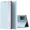 thumbnail image 1 of Thin Slim Flip Case for Realme C31 with Stand, Premium Business PU Leather Shockproof Protective Phone Cover Case for Realme C31 CX Light Blue, 1 of 8