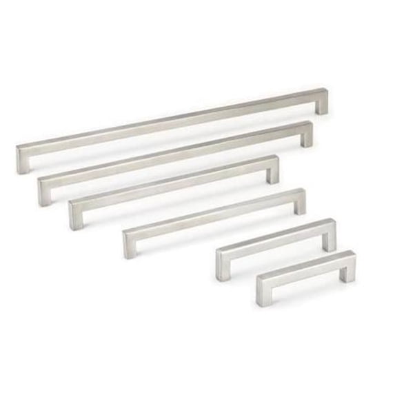 Thin Square Stainless Steel, 192mm Ctc, 12 x 12mm Diameter