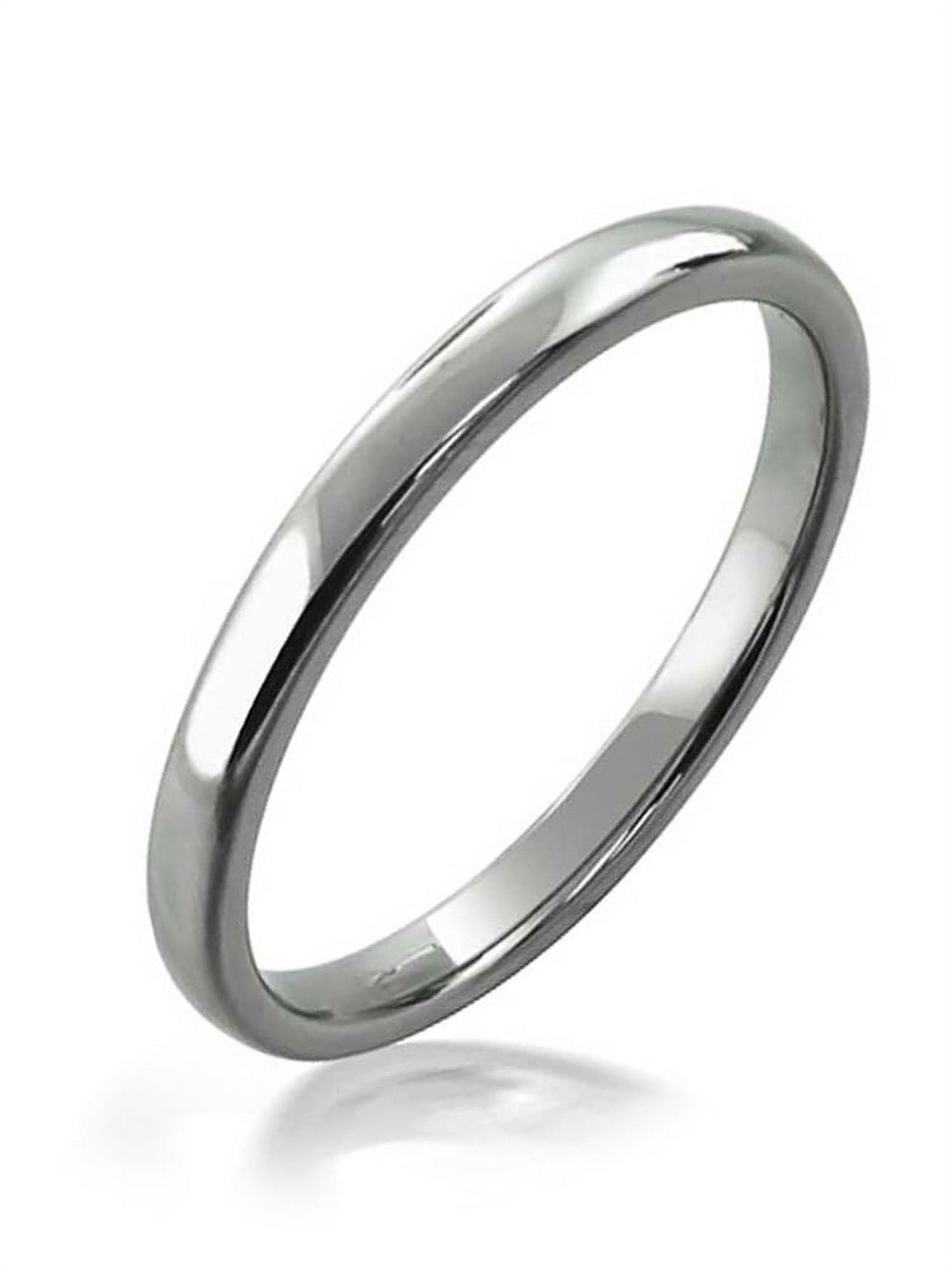 Sandblasted very thin stackable ring for women and men Recycled 925...