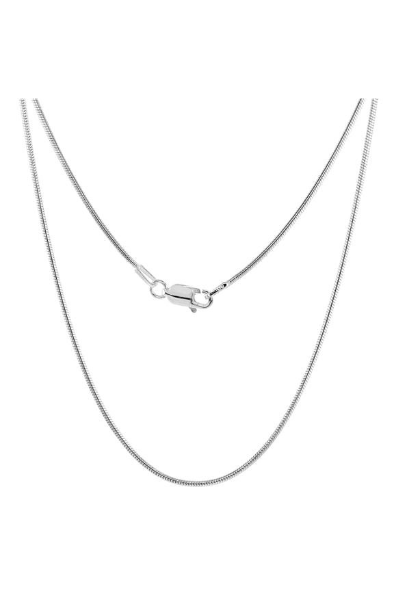 Thin Sterling Silver 1.2mm Snake Chain Anklet for Women Nickel Free Italy 9.5 inch