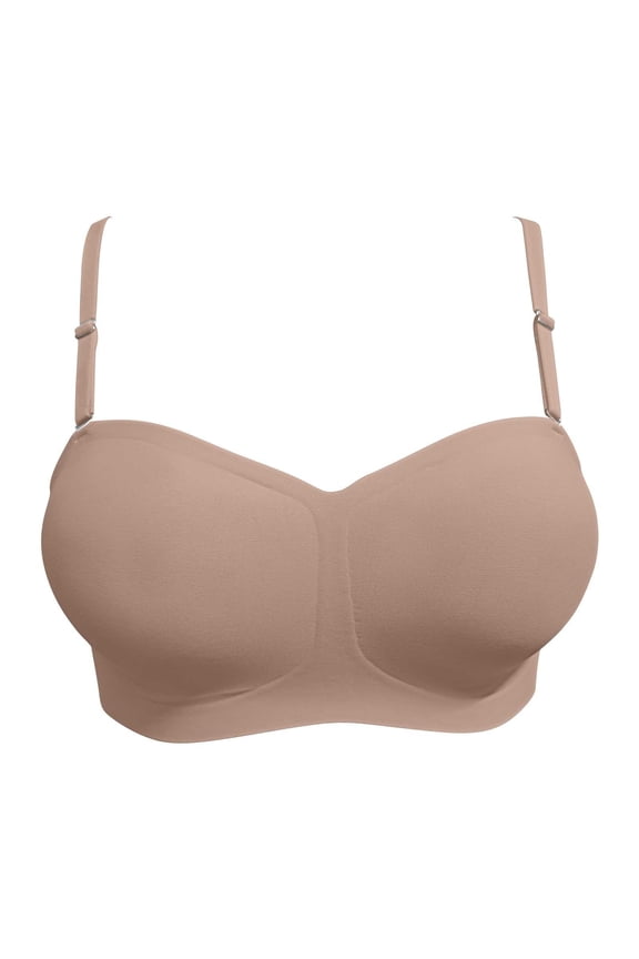 Thin Strap Seamless Bra Women Back Closure Adjustable Spaghetti Strap Bra Everyday Tops for Women