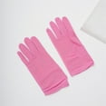 thumbnail image 1 of Thin Stretch Gloves for Women, Single Layer Performance Etiquette Gloves, Soft Knit Hand Guards for Daily Wear and Light Outdoor Activities - Pink, 1 of 3