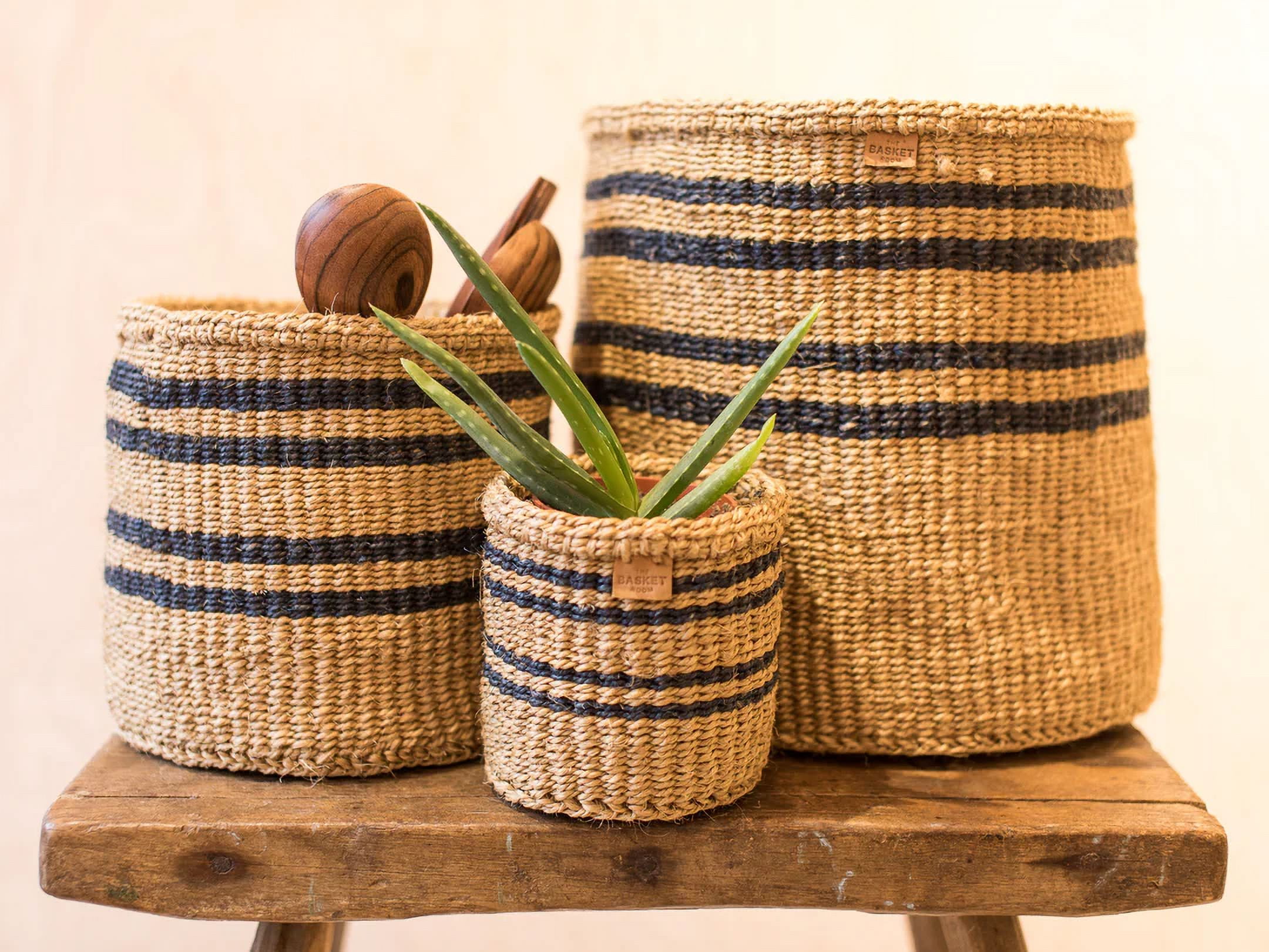 Cabilock Woven Planter Basket,Seagrass Basket Planters