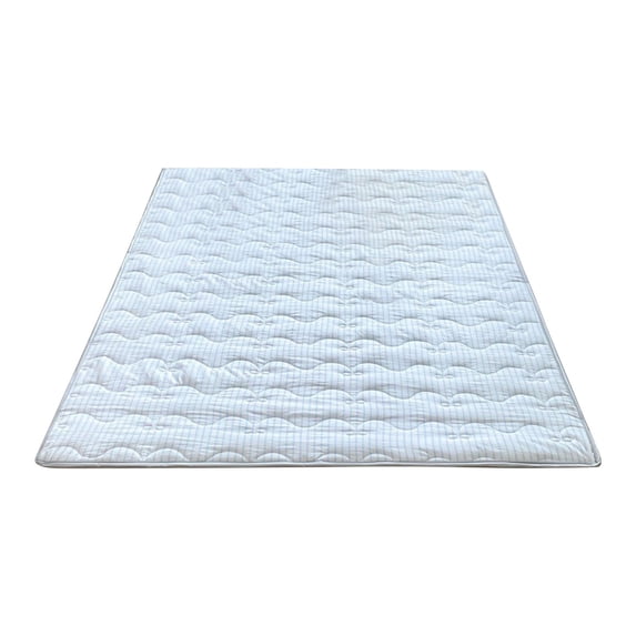 Thin Striped Washable Mattress Pad, Non-Slip Bed Mattress Protector, Dormitory Bed Cover Sheet for Added Comfort and Protection