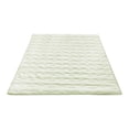 thumbnail image 1 of Thin Striped Washable Mattress Pad, Non-Slip Bed Mattress Protector, Dormitory Bed Cover Sheet for Added Comfort and Protection, 1 of 6