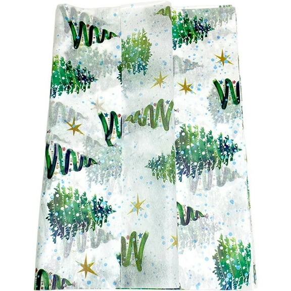 Thin Tissue Paper, Christmas Tree Patterns Printed Gift Wrapping Paper,Wrapping Tissue For Weddings,Christmas Gifts