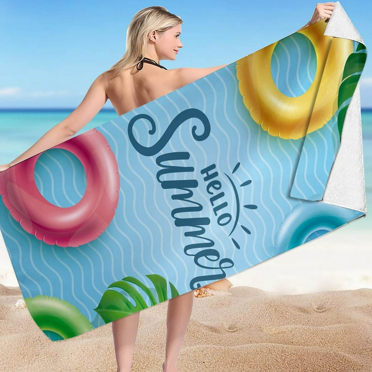 Thin Towels Beach Absorbent And Quick Drying Portable Microfibre Travel Beach Towel Women s Men s Sandproof Cool Pool Towel Beach Towel Beach Towel 27x54 Bath Towels Walmart