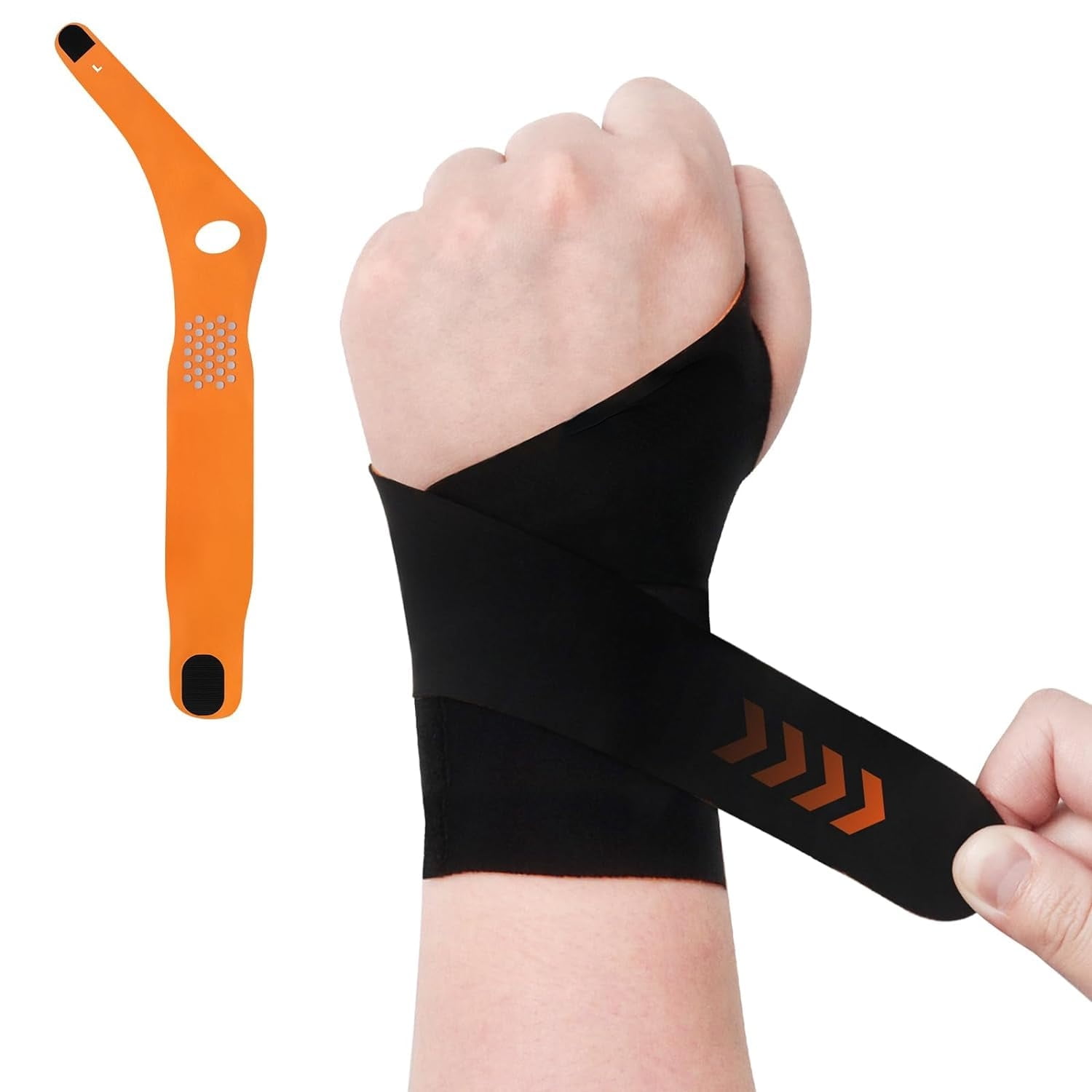 Thin Ulnar Wrist Brace with Dual Compression for TFCC Tear and