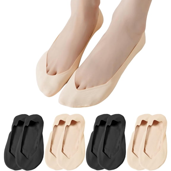 Thin Ultra Low Socks (Women 5-12), Made of Ice Silk Surface on the Surface & Cotton on the Bottom