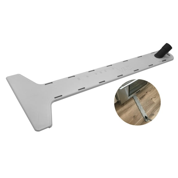 Thin Vac® Vacuum Attachment to clean under Refrigerator, Appliances & furniture, fits standard 1 1/4 to 1 3/8 inch hose wands, no more kneeling or bending down. MADE IN U.S.A,