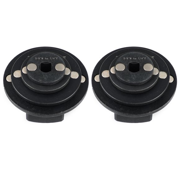 Thin Wall Socket Adapter Set 8pc Sturdy Phosphate Coated Low Profile For Tight Spaces Mechanics Craft