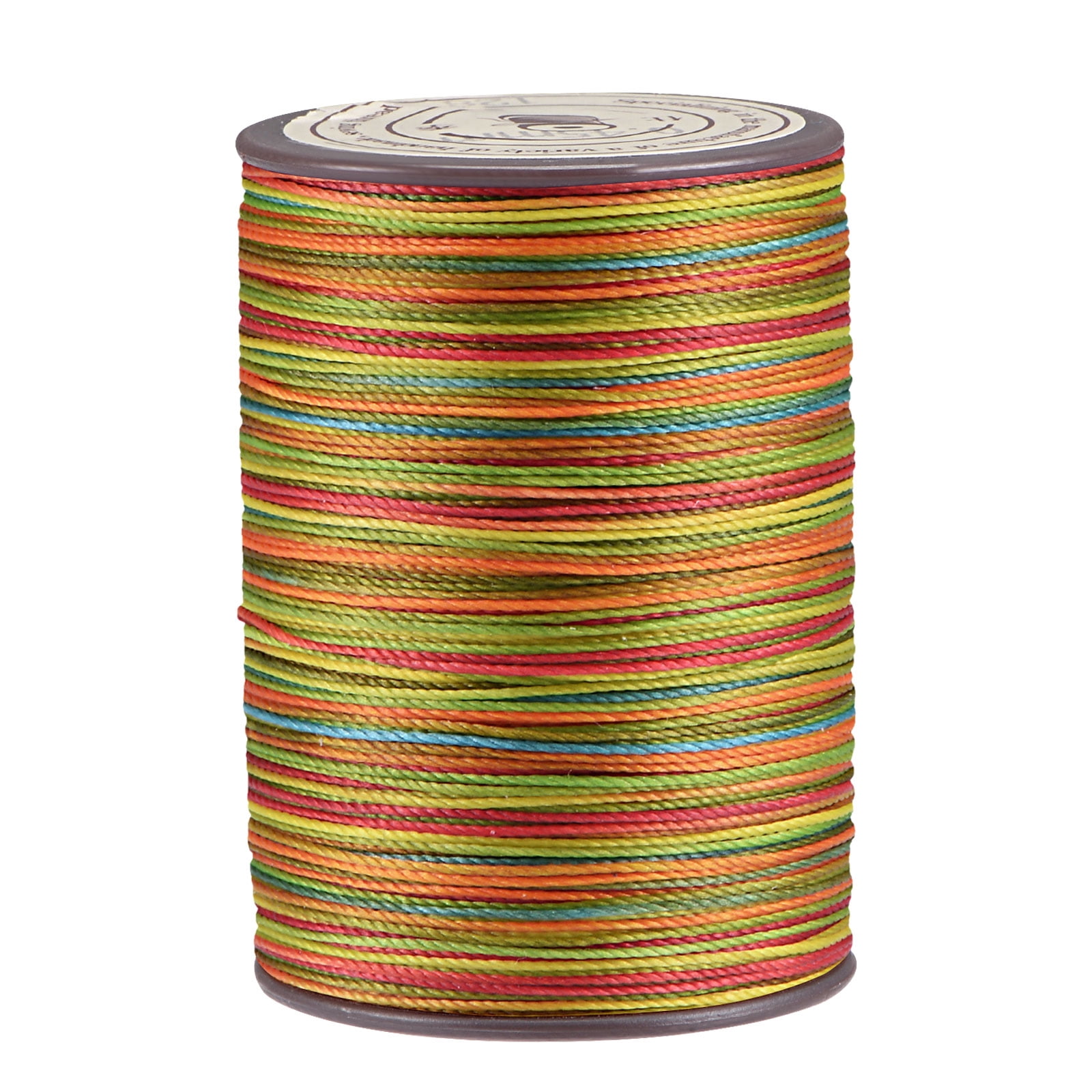 Thin Waxed Thread 137 Yards 0.55mm Polyester String Cord for Machine ...