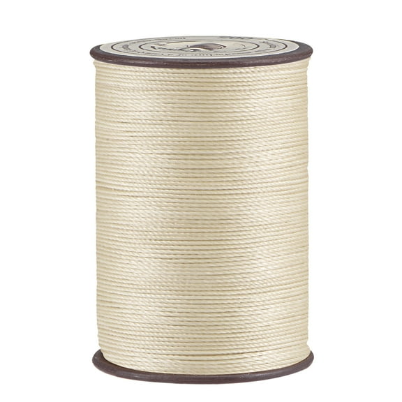 Thin Waxed Thread 93 Yards 0.65mm Polyester String Cord for Machine Sewing Hand Quilting Weaving, Linen