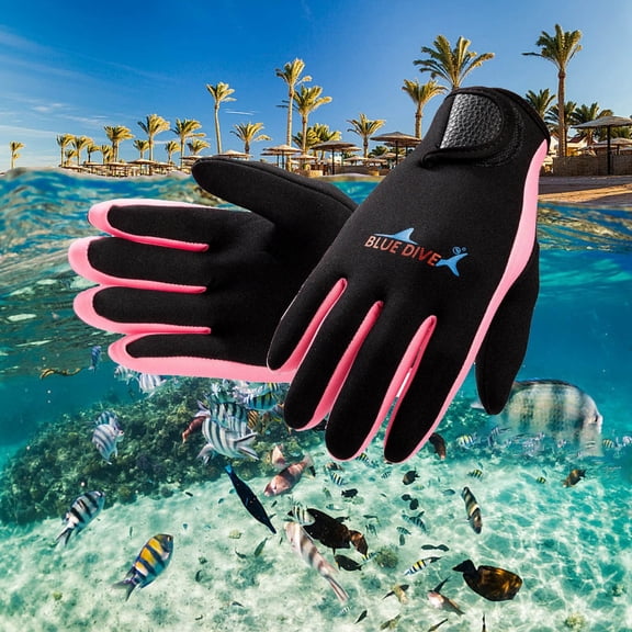 Thin Wear-Resistant Surfing Gloves for Men Women, Elastic Nylon Water Sports Gloves for Swimming Snorkeling Rafting Paddleboarding Winter Swimming, Hand Protection