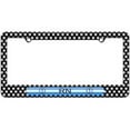 thumbnail image 1 of Thin White Line, Nurse RN Star of Life License Plate Tag Frame, Multiple Colors, 1 of 1