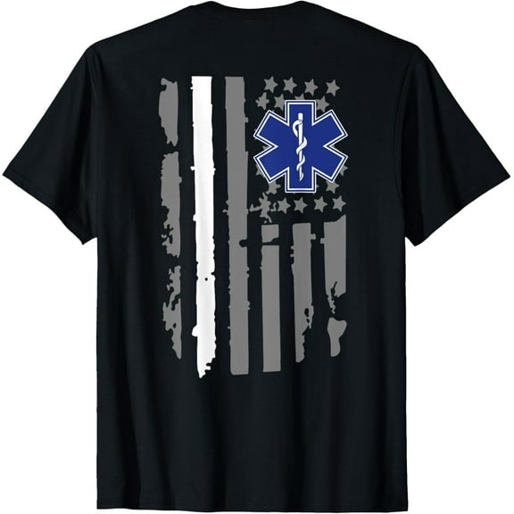 Thin White Line Proud EMS EMT Paramedic Nurse Medical Crew T-Shirt