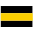 thumbnail image 1 of Thin YELLOW Line Loss Prevention Tow Truck Flag Sticker (car decal driver)- Sticker Graphic Decal, 1 of 3