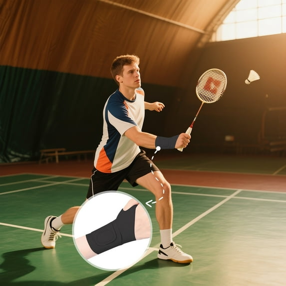 Thin and Soft Wrist Brace Wrist Wraps for Men and Women, Adjustable Wrist Support for Tennis Badminton Carpal Tunnel Syndrome