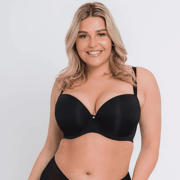 Thin women's seamless gathering with steel ring contour, beautiful back, plus size bra